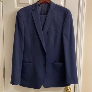 Mens ALFANI Slim Fit Suit Jacket 42R Blue